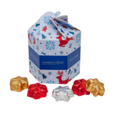 BOITE CADEAU DE NOEL – 12 CHOCOLATS ETOILES