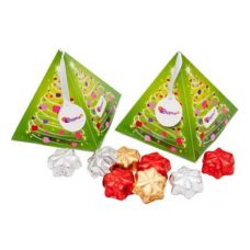 Boîte cadeau de Noël – 8 chocolates étoile