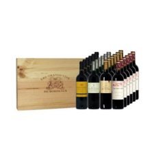 Vins de Bordeaux coffret EXPERT caisse bois 4 x 6 bouteilles