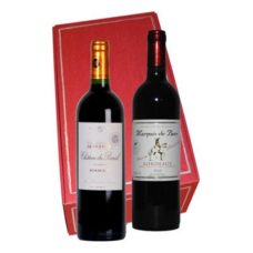 Vins de Bordeaux - coffret cadeaux 2 bouteilles "DUO DE BORDEAUX"