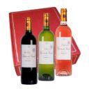 Vins de Bordeaux - coffret cadeaux 3 bouteilles "3 COULEURS BORDELAISES"