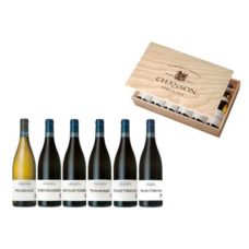 Vins de Bourgogne Coffret caisse bois 6 bts à plat "DUCS DE BOURGOGNE"