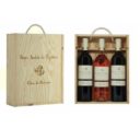 Vins de Côtes de Provence Coffret caisse bois "LES COULEURS PROVENCALES" 3 x 75cl.