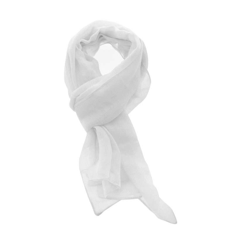 AIR   FOULARD PERSONNALISABLE BLANC | TEXTILES & VÉTEMENTS PUBLICITAIRES | GANTS ET ECHARPES