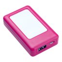 ACCUMULATEUR_USB_LOLLIBLOCKS_TRAVEL_BATTERIE_MAGENTA_1600_MAH_PERSONNALISABLE | PRODUITS HIGH-TECH  | GADGETS ELECTRONIQUES