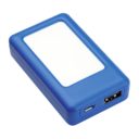 ACCUMULATEUR_USB_LOLLIBLOCKS_TRAVEL_BATTERY_BLUE_1600_MAH_PUBLICITAIRE | PRODUITS HIGH-TECH  | GADGETS ELECTRONIQUES