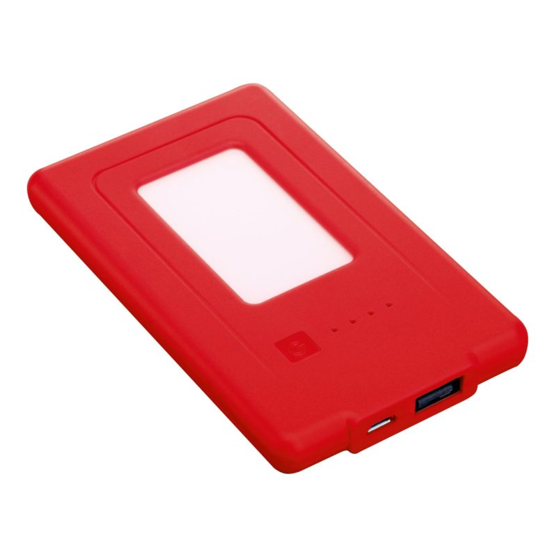 ACCUMULATEUR_USB_LOLLIBLOCKS_TRAVEL_BATTERY_II_RED_2300_MAH_PUBLICITAIRE | PRODUITS HIGH-TECH  | GADGETS ELECTRONIQUES