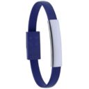 BRACELET__CABLE_DE_CHARGEMENT_PERSONNALISABLE BLEU FONCÉ | GADGETS & GOODIES PUBLICITAIRES | OBJETS DIVERS PERSONNALISÉS