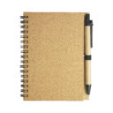 CORKY   CAHIER A SPIRALES  PERSONNALISABLE NATUREL | FOURNITURES DE BUREAU | BLOC-NOTES PERSONNALISÉS