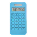 CALCULATRICE POCKET SOLAR CORN PERSONNALISE BLEU | JEUX & JOUETS POUR ENFANT | TIRELIRES PERSONNALISÉES