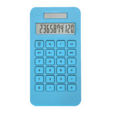 CALCULATRICE POCKET SOLAR CORN PERSONNALISE BLEU | JEUX & JOUETS POUR ENFANT | TIRELIRES PERSONNALISÉES