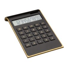 CALCULATRICE_REFLECTS_VALINDA_BLACK_GOLD_PUBLICITAIRE | FOURNITURES DE BUREAU | CALCULATRICES PUBLICITAIRES