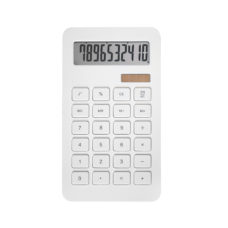 CALCULATRICE SOLAR CORN PERSONNALISE BLANC | BAGAGES & ACCESSOIRES DE VOYAGE | OUTILS PERSONNALISÉS