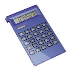 CALCULATRICE_SOLAIRE_REFLECTS_BOLTON_BLUE_PUBLICITAIRE | BAGAGES & ACCESSOIRES DE VOYAGE | OUTILS PERSONNALISÉS