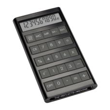 CALCULATRICE_SOLAIRE_REFLECTS_MACHINE_BLACK_PERSONNALISE | BAGAGES & ACCESSOIRES DE VOYAGE | OUTILS PERSONNALISÉS