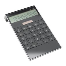 CALCULATRICE_SOLAIRE_REFLECTS_SAN_LORENZO_BLACK_PERSONNALISE | BAGAGES & ACCESSOIRES DE VOYAGE | OUTILS PERSONNALISÉS