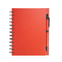 CARNET ELSY PERSONNALISABLE ROUGE | SACS PUBLICITAIRES | SACS PAPIER KRAFT