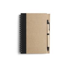 CARNET_AVEC_STYLO_A_BILLE_PERSONNALISABLE MARRON | FOURNITURES DE BUREAU | BLOC-NOTES PERSONNALISÉS