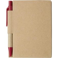 CARNET_AVEC_STYLO_A_BILLE_PERSONNALISABLE BEIGE | STYLOS PUBLICITAIRES | STYLO À BILLE PERSONNALISÉ