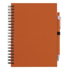 CARNET_AVEC_STYLO_A_BILLE_PERSONNALISABLE BEIGE | FOURNITURES DE BUREAU | BLOC-NOTES PERSONNALISÉS