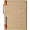 CARNET_AVEC_STYLO_A_BILLE_PERSONNALISE ARGENT | STYLOS PUBLICITAIRES | STYLO À BILLE PERSONNALISÉ