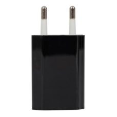 CHARGEUR_MURAL_USB_PERSONNALISABLE NOIR | PRODUITS HIGH-TECH | GADGETS ELECTRONIQUES