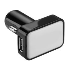 CHARGEUR_VOITURE_USB_REFLECTS_KOSTROMA_BLACK_PERSONNALISABLE | PRODUITS HIGH-TECH  | CLÉS USB PERSONNALISÉES