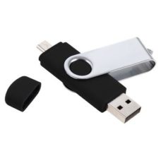 CLE_USB__TWIST_PERSONNALISABLE MARRON | PRODUITS HIGH-TECH | CLÉS USB PERSONNALISÉES