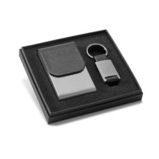 COFFRET_PORTE_CARTE_DE_VISITE_ET_PORTE_CLEFS_METAL_ET_SIMILI_CUIR_PUBLICITAIRE_PUBLICITAIRE I | GADGETS & GOODIES PUBLICITAIRES | ETUIS PUBLICITAIRES