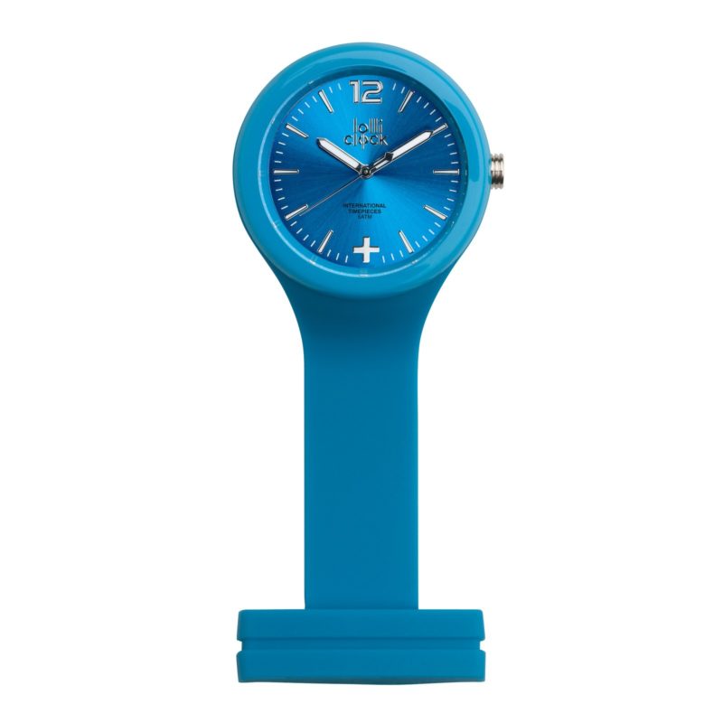 HORLOGE_LOLLICLOCK_CARE_LIGHT_BLUE_PERSONNALISABLE | HORLOGERIE PUBLICITAIRE | HORLOGES PERSONNALISABLES