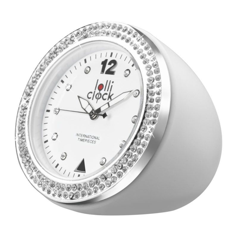 HORLOGE_LOLLICLOCK_ROCK_CRYSTAL_WHITE_PUBLICITAIRE | HORLOGERIE PUBLICITAIRE | HORLOGES PERSONNALISABLES