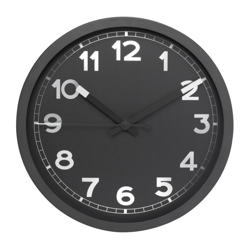 HORLOGE_REFLECTS_REDDITCH_BLACK_PERSONNALISE | HORLOGERIE PUBLICITAIRE | HORLOGES PERSONNALISABLES