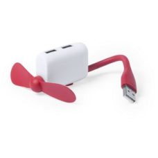 HUB_USB_AVEC_VENTILATEUR_PUBLICITAIRE ARGENT | PRODUITS HIGH-TECH | GADGETS ELECTRONIQUES