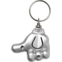 KEYRING__LIKE_IT_PERSONNALISE GRIS | PORTES-CLÉS PERSONNALISÉES | PORTE CLÉ LAMPE DE POCHE