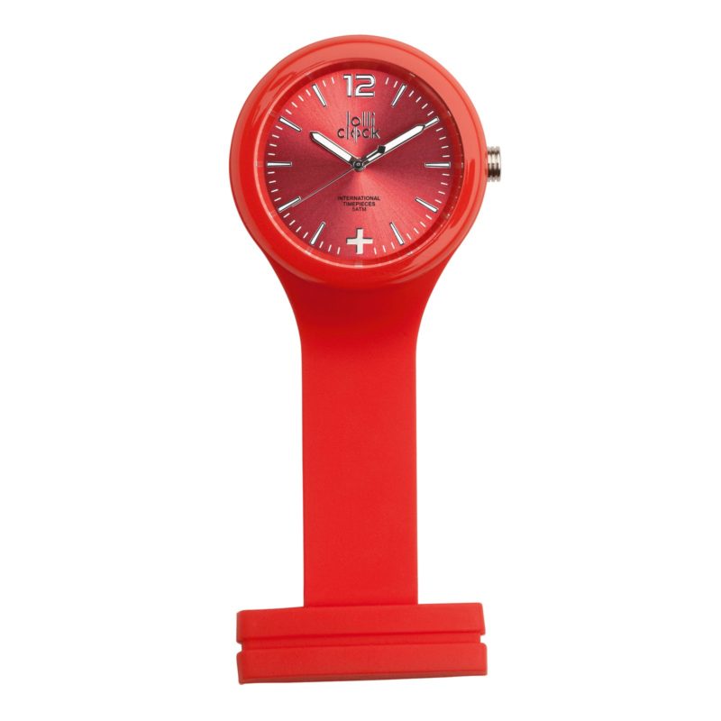 LOLLICLOCK_CARE_HORLOGE_ROUGE_PERSONNALISABLE | HORLOGERIE PUBLICITAIRE | HORLOGES PERSONNALISABLES