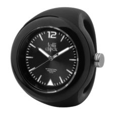 LOLLICLOCK_RING_HORLOGE_NOIR_PERSONNALISABLE | HORLOGERIE PUBLICITAIRE | HORLOGES PERSONNALISABLES