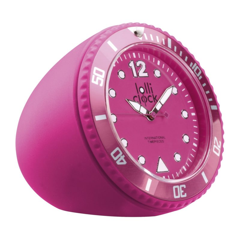 LOLLICLOCK_ROCK_HORLOGE_MAGENTA_PUBLICITAIRE | HORLOGERIE PUBLICITAIRE | HORLOGES PERSONNALISABLES