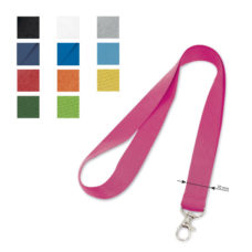 LANYARD_POLYESTER_PUBLICITAIRE_PERSONNALISE_AVEC_PORTE_CLES_PERSONNALISABLE R | PORTES-CLÉS PERSONNALISÉES | LANIERES-TOUR DE COU