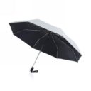 PARAPLUIE_AUTOMATIQUE__PLIABLE_PERSONNALISABLE ARGENT | LOISIRS & PLEIN AIR | PARASOLS ET PARAPLUIES PUBLICITAIRES