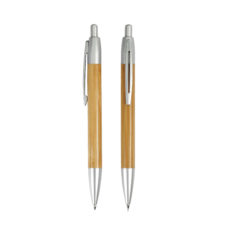 PARURE STYLO ENOLA PERSONNALISABLE BAMBOU | STYLOS PUBLICITAIRES | COFFRETS PARURE DE STYLOS