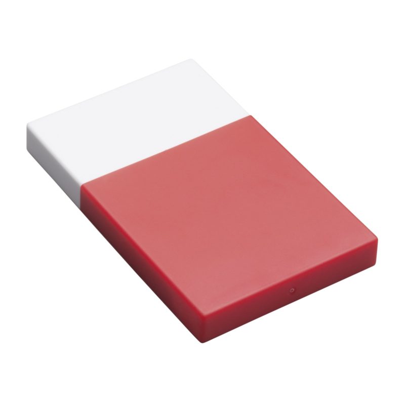 PORTE_CARTES_DE_VISITE_REFLECTS_KELMIS_WHITE_RED_PERSONNALISABLE | GADGETS & GOODIES PUBLICITAIRES  | ETUIS PUBLICITAIRES