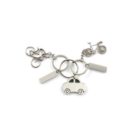 PORTE_CLES__PERSONNALISABLE GRIS | PORTES-CLÉS PERSONNALISÉES | PORTE CLÉ MÉTAL