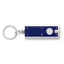 PORTE_CLES_AVEC_LUMIERE_PERSONNALISABLE ARGENT | PORTES-CLÉS PERSONNALISÉES | PORTE CLÉ LAMPE DE POCHE