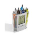 PORTE_STYLO_AVEC_HORLOGE_MULTIFONCTIONNELLE_PUBLICITAIRE ARGENT | FOURNITURES DE BUREAU | POTS / CRAYONS PUBLICITAIRES