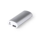 POWER_BANK_4000_MAH_AVEC_ECLAIRAGE_LED_PUBLICITAIRE ARGENT | PRODUITS HIGH-TECH | POWER BANK PUBLICITAIRE