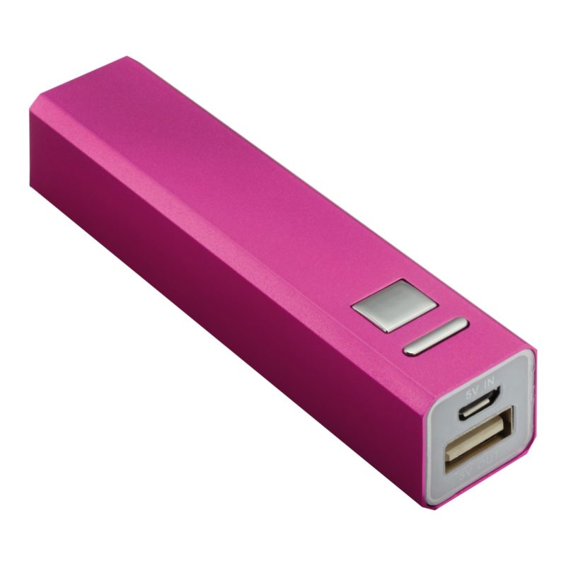 POWERBANK_REFLECTS_BOSTON_MAGENTA_3000_MAH_PERSONNALISABLE | PRODUITS HIGH-TECH  | POWER BANK PUBLICITAIRE