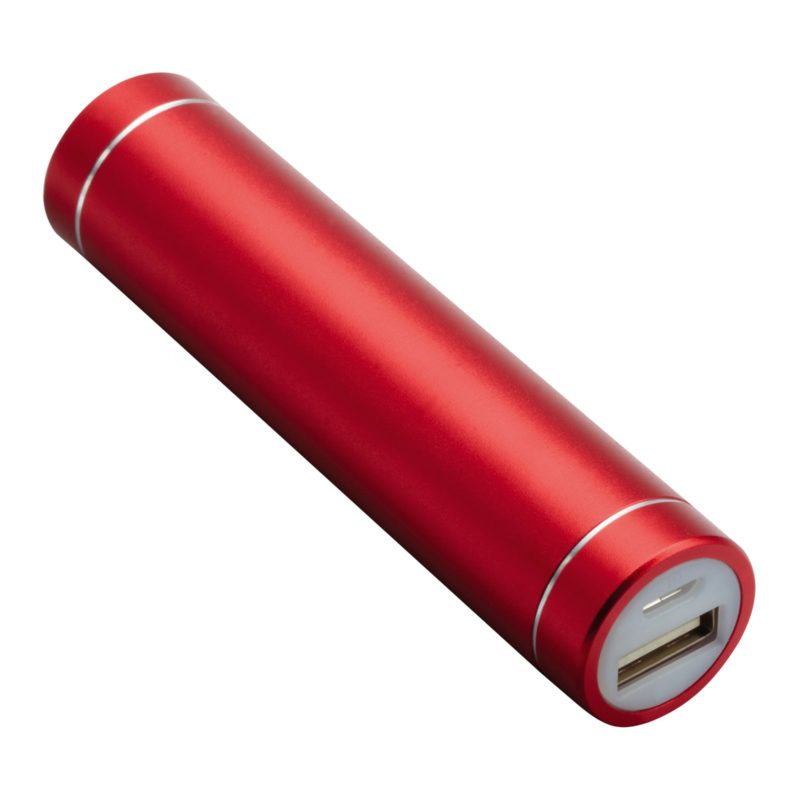 POWERBANK_REFLECTS_DELPHI_RED_2200_MAH_PERSONNALISABLE | PRODUITS HIGH-TECH  | POWER BANK PUBLICITAIRE