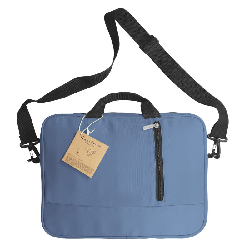 REBORN   BESACE ORDINATEUR PERSONNALISE BLEU | SACS PUBLICITAIRES | SACOCHES POCHETTES ORDINATEURS- TABLETTES