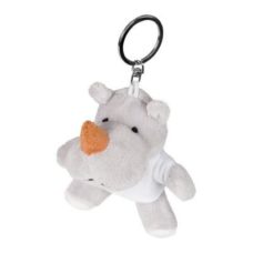 RHINO_RUPERT__PORTE_PERSONNALISABLE BEIGE | PORTES-CLÉS PERSONNALISÉES | PORTE CLÉ MÉTAL