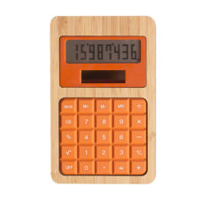 SILICAL   CALCULATRICE SOLAIRE PERSONNALISABLE ORANGE | BAGAGES & ACCESSOIRES DE VOYAGE | OUTILS PERSONNALISÉS